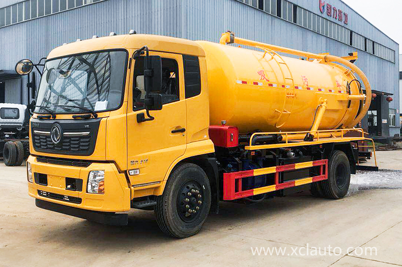 Six Dongfeng Tianjin 12 square suction truck