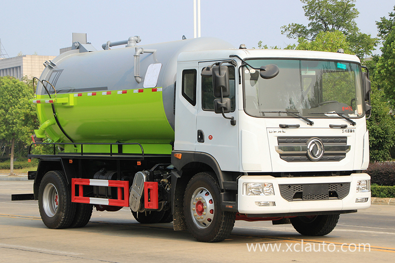 Guo Liu Dongfeng D9 12 square suction truck