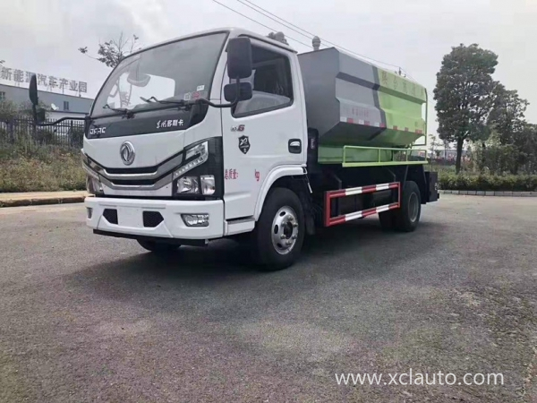 Dongfeng six Doric card D6 cleaning truck