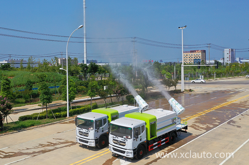 Guo Liu Dongfeng D9 10 tons (square tank) dust suppression truck