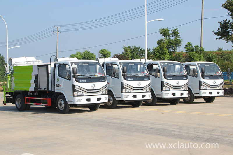 China Six Dongfeng 4.5 tons blue brand dust suppression truck