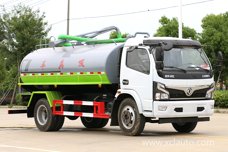 National six Dongfeng big Frica 9 square suction truck