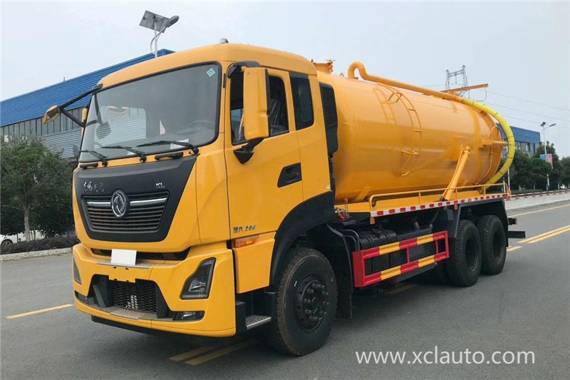 Six east wind Tianlong 18 cubic suction truck