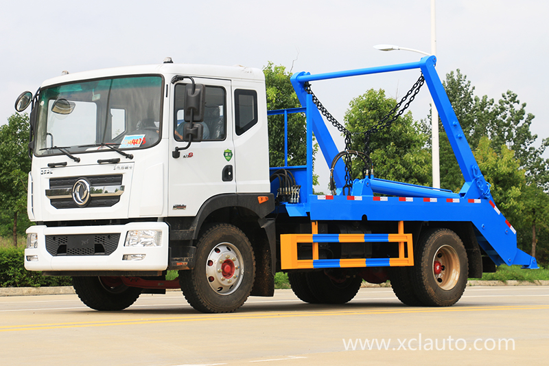 Sinotruk Howo 4x2 8-10CBM waste collection truck Skip Loader Swing Arm Garbage T