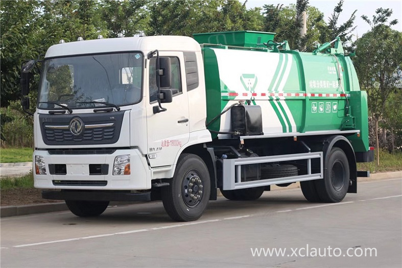 Six Dongfeng Tianjin 10 square kitchen garbage truck