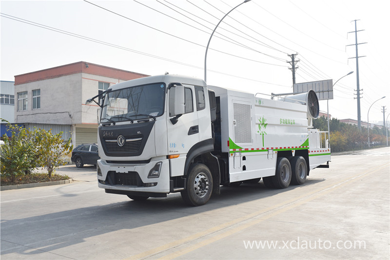 Guo Six Dongfeng Tianlong 16 tons (square tank) dust suppression truck