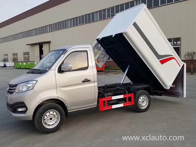 Changan 3 square hanging bucket garbage truck