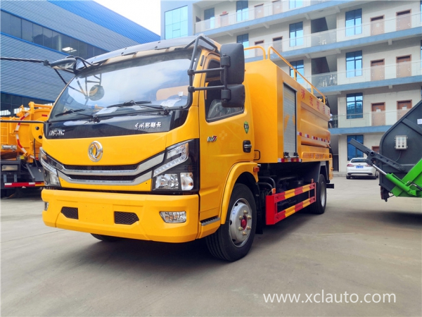 China six Dongfeng Ddolica cleaning and suction truck