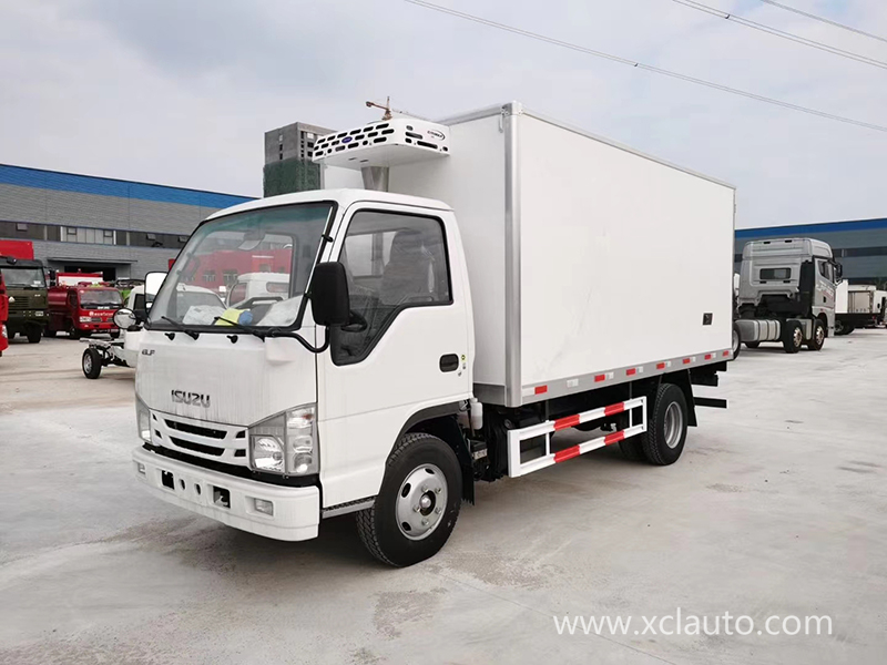 5 Ton ISUZU Refrigerated Box Truck For Transport Fish