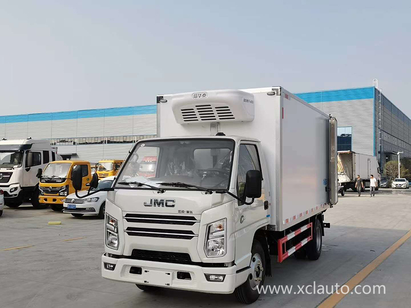 JMC 4x2 3T 5T Frozen Food Delivery Refrigerated Van Truck With Thermo King Refri