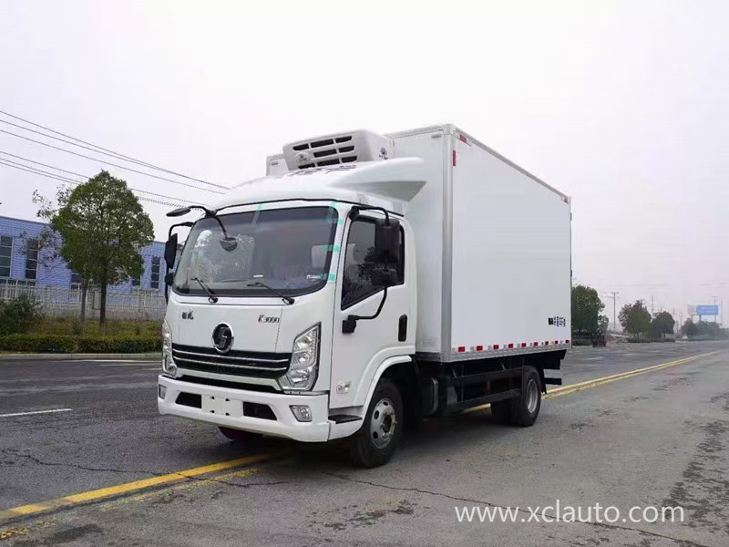 Shacman 4x2 5T Refrigerated Van Truck With Carrier Hanxue Thermo King Refrigerat