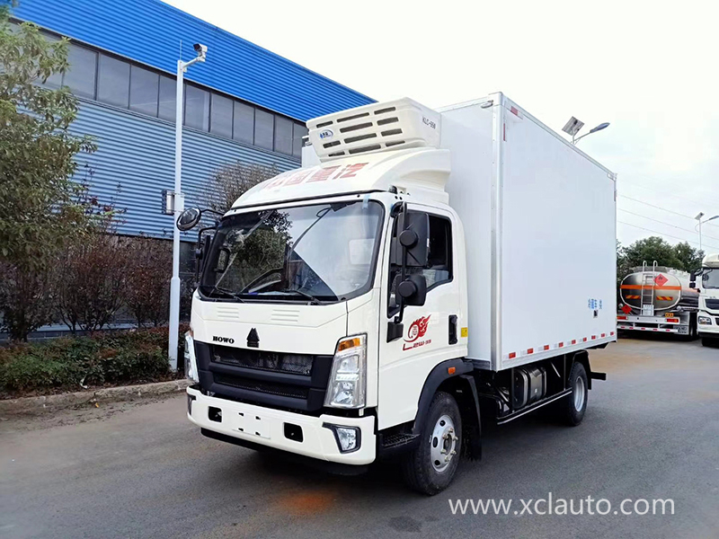 5 Ton Sinotruk Howo Frozen Meat Delivery Trucks