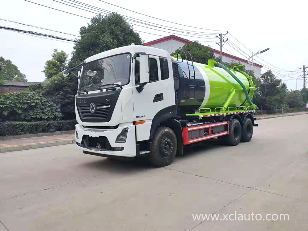 [16 cubic meters] Dongfeng Tianlong suction truck