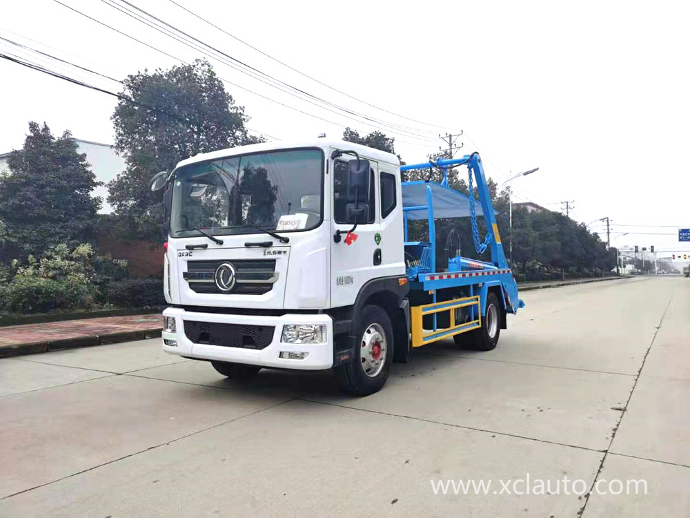 8cbm 10cbm 160HP LHD Swing Arm Garbage Truck Refuse Rubbish Collection Vehicle