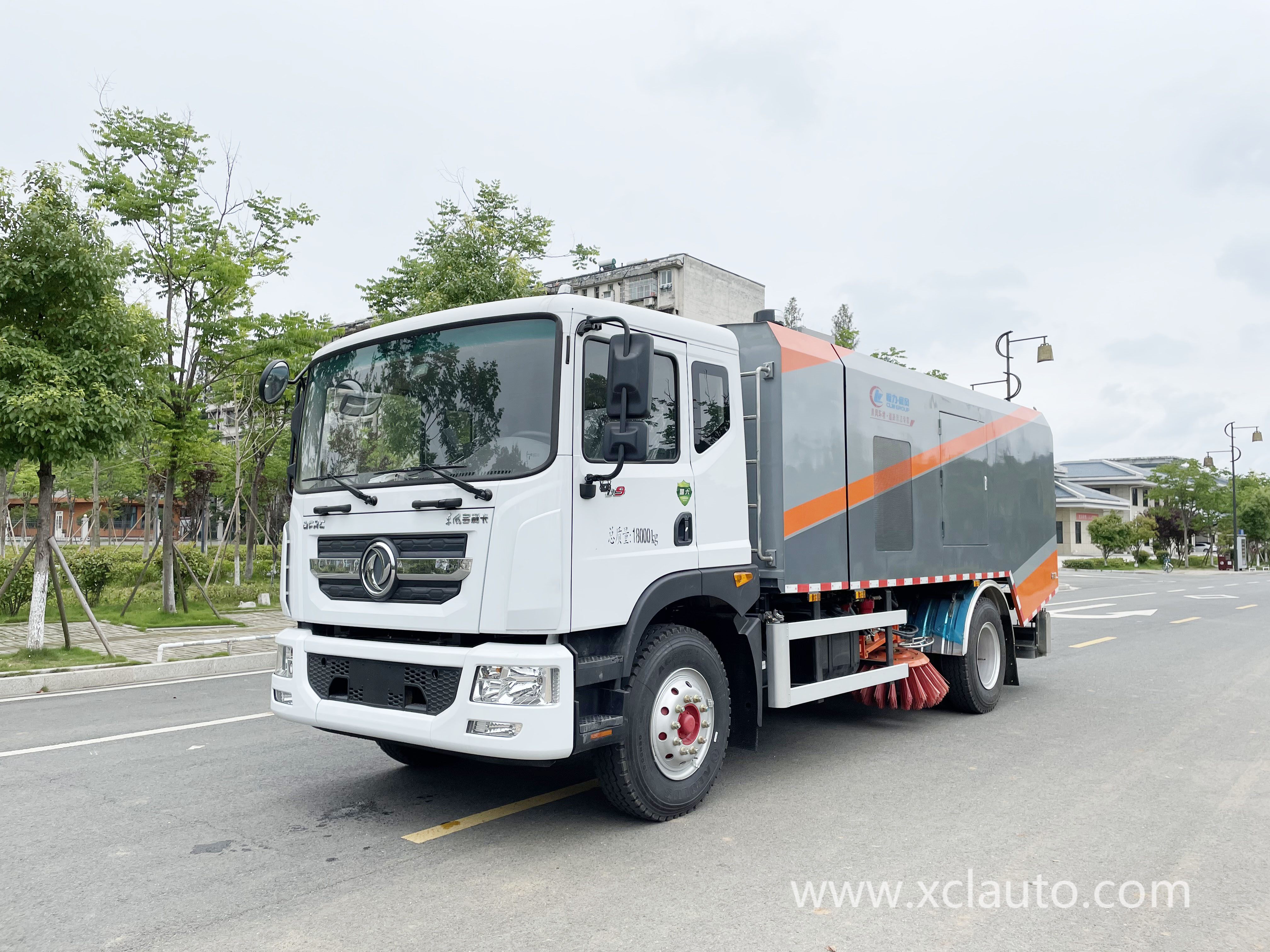 Dongfeng D9 wet and dry sweeper truck