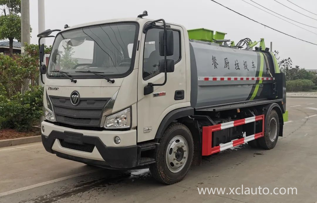 Futian Ruiwo national six kitchen garbage truck