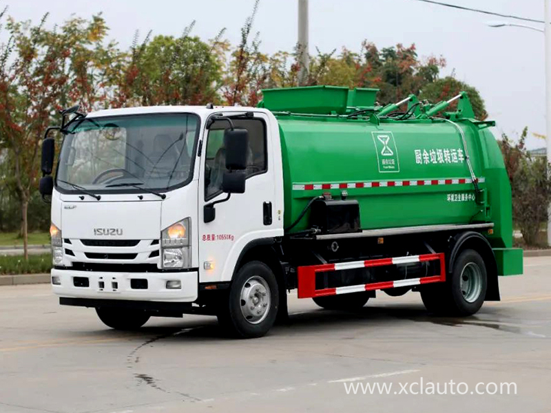 Keizuzu Isuzu 6 square kitchen garbage truck