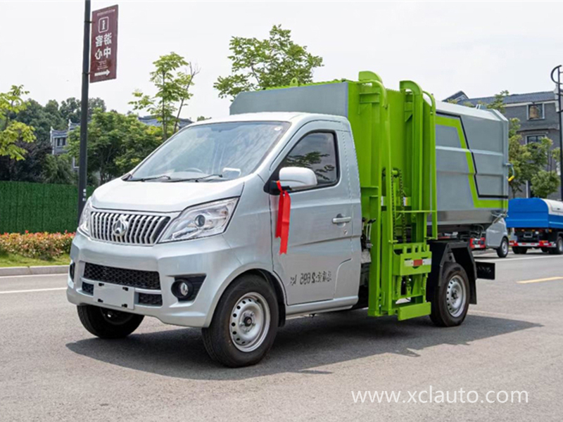 Changan 3 side hanging bucket garbage truck