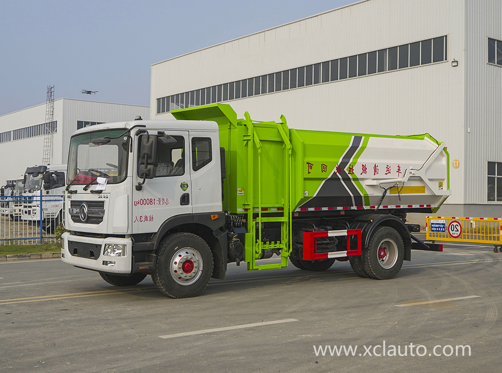 Dongfeng D9 hanging bucket garbage truck