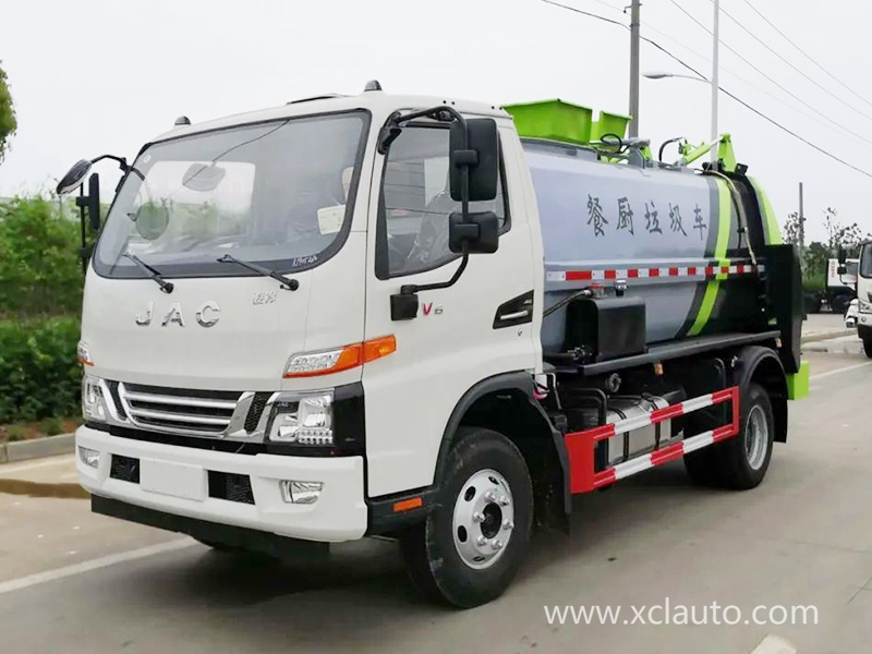 Jianghuai Junling country six 4.5 square kitchen garbage truck