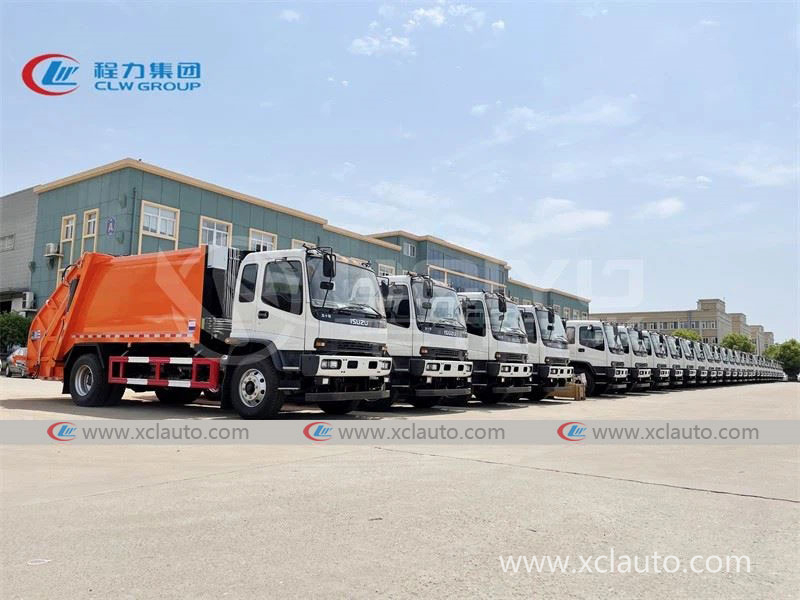 ISUZU FVR Garbage Compactor Trucks to YEMEN