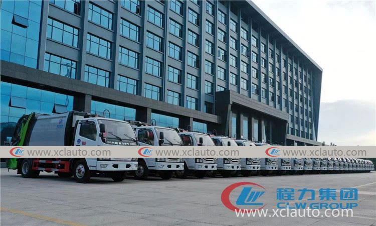 【Aug.2020】To Inner Mongolia-25Units of Dongfeng 6-wheel 6Tons 8CBM Compactor