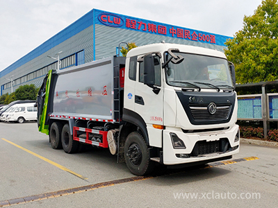 Box volume 18-23m³ Dongfeng Tianlong compression garbage truck