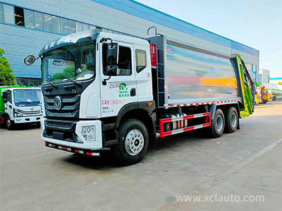 Box volume 23m³ Dongfenghuashen compressed garbage truck